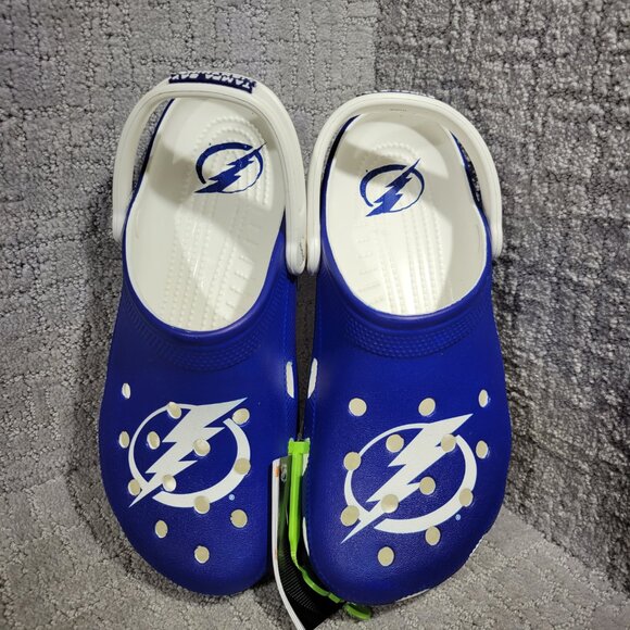 Crocs NHL Tampa Bay Lightning Classic Clogs Unisex Men's Size 9 Women's Size 11 - Picture 4 of 9